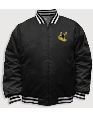 Nfl Big & Tall Reversible Bomber Jacket - Black