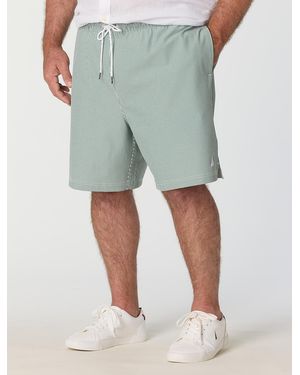 Nautica Big & Tall Seersucker Swim Trunks - Green