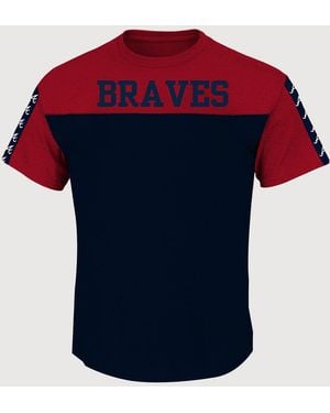 MLB Big & Tall Colorblocked T-Shirt - Blue