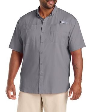 Columbia Big & Tall Pfg Tamiami Ii Sport Shirt - Gray