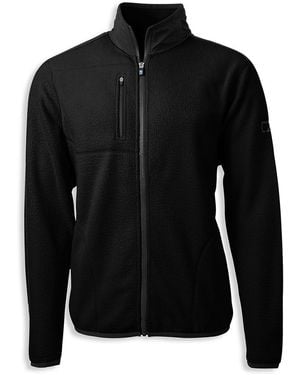 Cutter & Buck Big & Tall Cascade Full-Zip Fleece Jacket - Black