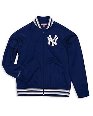 Mitchell & Ness Big & Tall Mlb Track Jacket - Blue
