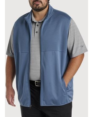 Reebok Big & Tall Ribbed Vest - Blue
