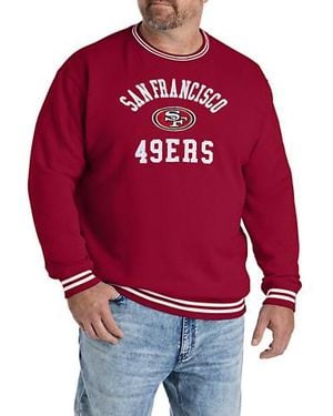 Nfl Big & Tall Crewneck Sweatshirt - Red