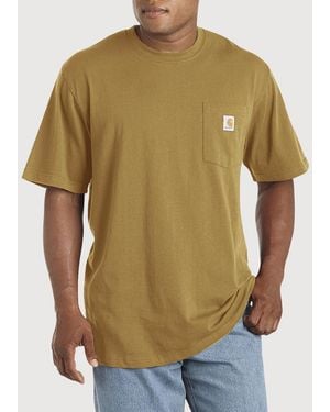 Carhartt Big & Tall Workwear Pocket Tee - Green