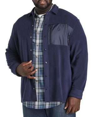 Nautica Big & Tall Navtech Shirt Jacket - Blue