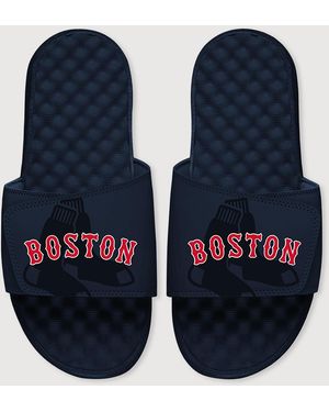 MLB Big & Tall Logo Islide Sandals - Blue