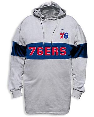 Nba Big & Tall Team Logo Pullover Hoodie - Gray
