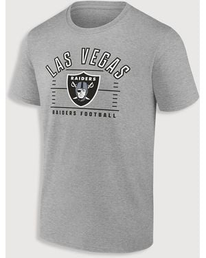 Nfl Big & Tall Heather Team T-Shirt - Gray