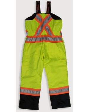 Tough Duck Big & Tall Safety Oxford Overalls - Yellow