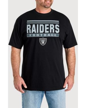 Nfl Big & Tall Team Pop T-Shirt - Black
