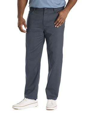Perry Ellis Big & Tall 5-Pocket Stretch Chino Pants - Blue