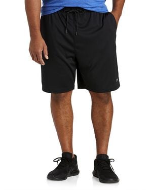 Reebok Big & Tall Performance Double-Knit Shorts - Black