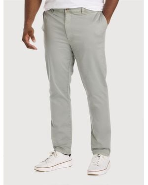 True Nation Big & Tall Clubhouse Chino Pants - Gray