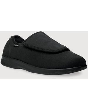 Propet Big & Tall Ped Rx Cush N Foot Slippers - Black