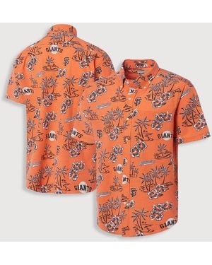 MLB Big & Tall Game Day Performance Sport Shirt - Orange