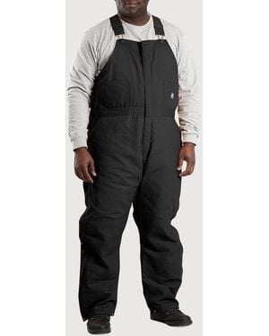 Bernè Big & Tall Insulated Bib Overalls - Black