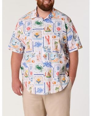 Robert Graham Big & Tall Isla Vista Sport Shirt - Multicolor