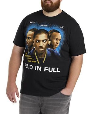 True Nation Big & Tall Paid - Black