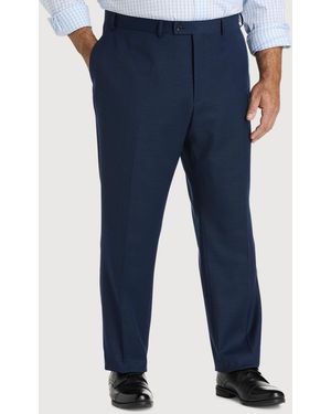 JV Reflex Big & Tall Classic Suit Pants - Blue