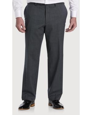 JV Reflex Big & Tall Neat Suit Pants - Gray