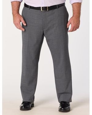 JV Reflex Big & Tall Tonal Suit Pants - Gray