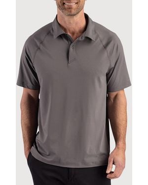 Cutter & Buck Big & Tall Prospect Featherlight Stretch Sport Polo Shirt - Gray