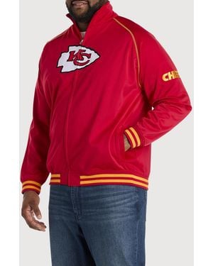 Nfl Big & Tall Zip-Front Track Jacket - Red