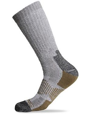 Bernè Big & Tall 2-Pk Wool-Blend Heavy-Duty Boot Socks - Brown