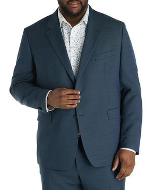 JV Reflex Big & Tall Solid Suit Jacket - Blue