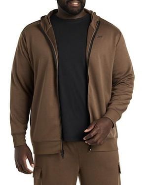 Reebok Reebok Hoops Performance Zip-Up Hoodie - Brown