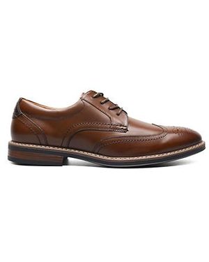 Nunn Bush Big & Tall Wingtip Oxford Shoes - Brown