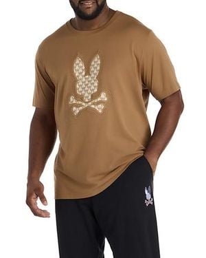 Psycho Bunny Big & Tall Johnny Graphic T-Shirt - Blue