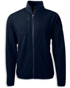 Cutter & Buck Big & Tall Cascade Full-Zip Fleece Jacket - Blue