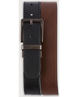 Levi's Logo Reversible Casual Belt - Brown