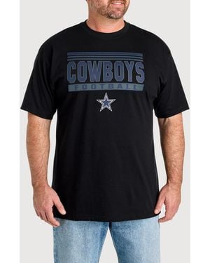 Nfl Big & Tall Team Pop T-Shirt - Black