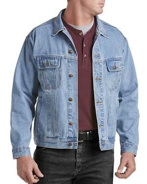 Wrangler Big & Tall Denim Jacket - Blue