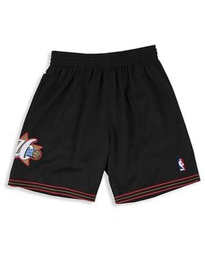 Mitchell & Ness Big & Tall Nba Swingman Shorts - Black