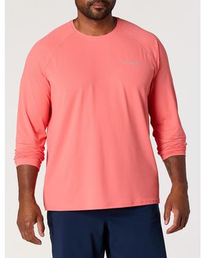 Columbia Big & Tall Pfg Solar Stream Long-Sleeve T-Shirt - Red