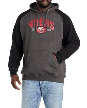 Nfl Big & Tall Team Colorblocked Hoodie - Black