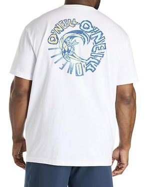O'neill Sportswear Big & Tall Spike Graphic Tee - White