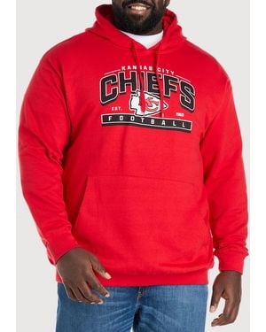Nfl Big & Tall Pullover Hoodie - Red