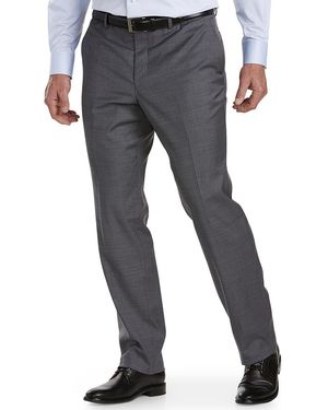 JV Reflex Big & Tall Stretch Dress Pants - Gray
