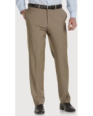JV Reflex Big & Tall Stretch Dress Pants - Gray
