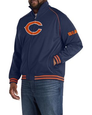 Nfl Big & Tall Zip-Front Track Jacket - Blue
