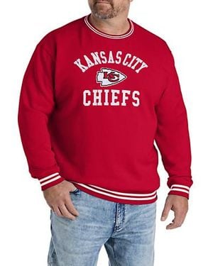 Nfl Big & Tall Crewneck Sweatshirt - Red