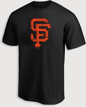 MLB Big & Tall Giants Team Logo T-Shirt - Black