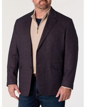 JV Reflex Big & Tall Marled Sport Coat - Blue