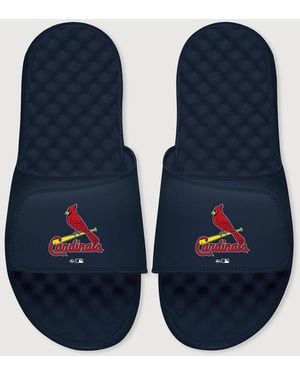 MLB Big & Tall St. Louis Cardinals Logo Islide Sandals12 - Blue