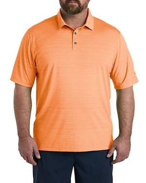 Reebok Big & Tall Performance Space-Dyed Polo Shirt - Orange
